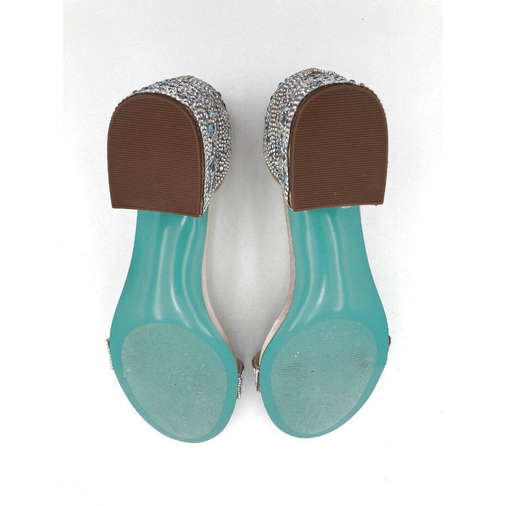 Betsey Johnson Women's Mari Heeled Sandal Size 8 Wide - Picture 10 of 12
